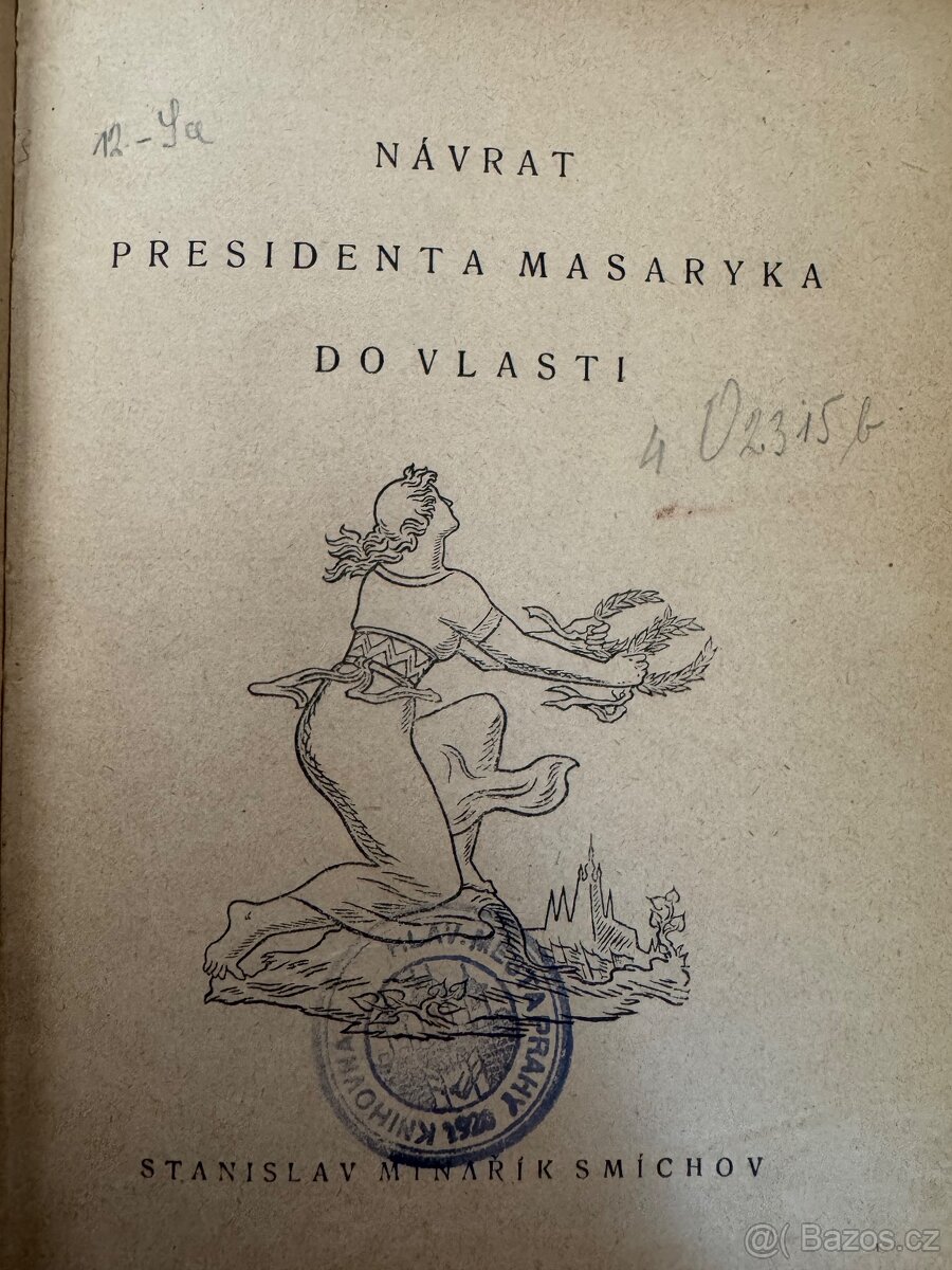 Návrat presidenta Masaryka do vlasti rok 1920