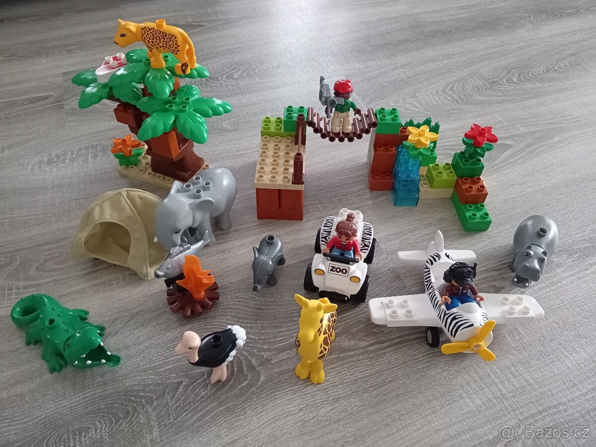 Lego Duplo ZOO-fotíme safari,pštros a kamarádi“