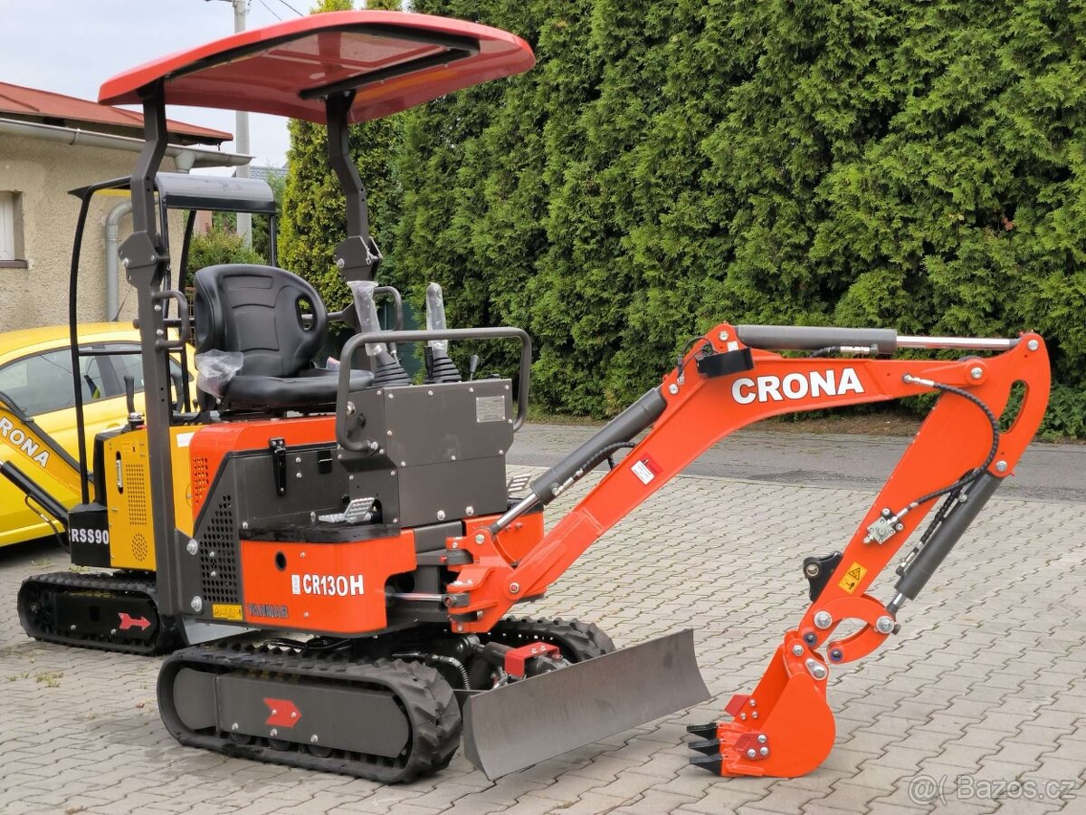 BAGR CR13 CRONA s profi Yanmar motor tříválec, 1300 kg