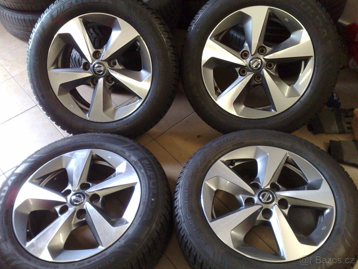 alu kola 5x114,3 r16 original nissan-zimaky 205/60r16