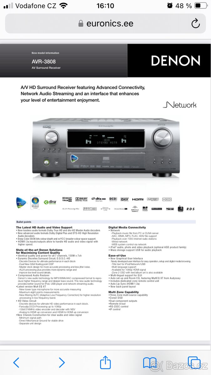 Denon AVR-3808