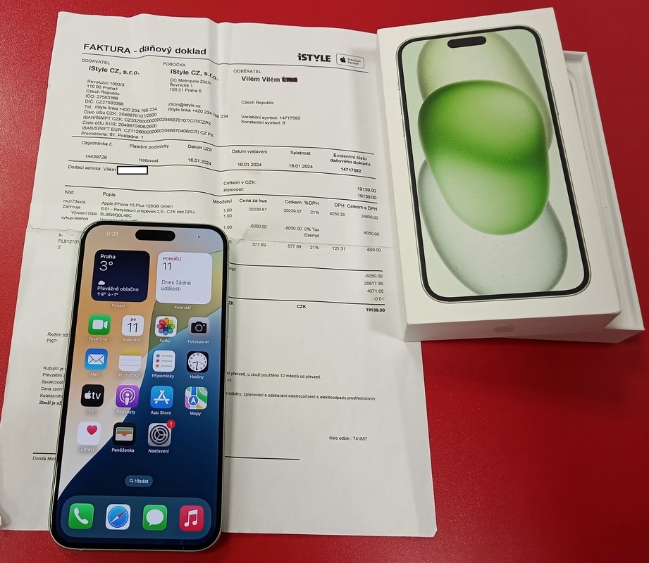 Apple iPhone 15 Plus 128GB záruka iStyle 1/2026