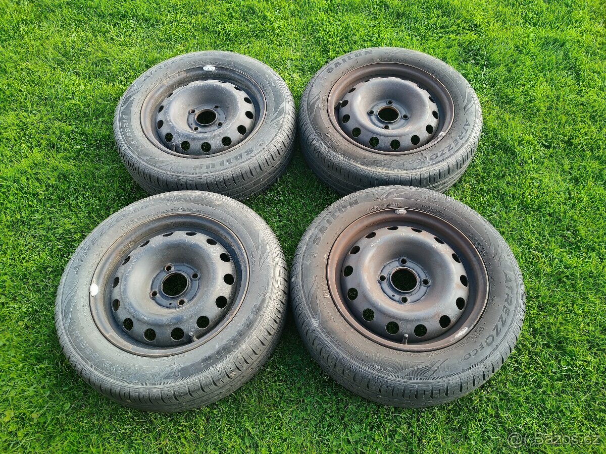 Plechové disky s pneu R14 - 4x108