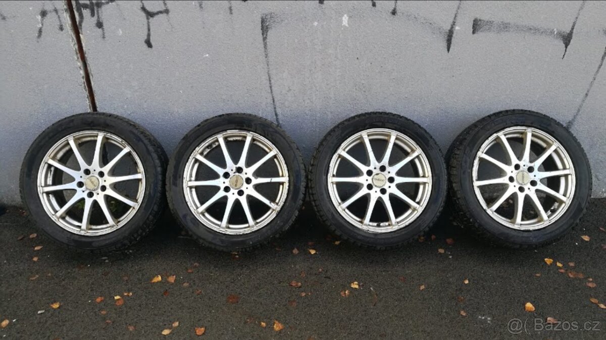 ALU kola Dezent 5x108 R17 zimní pneu 225/50