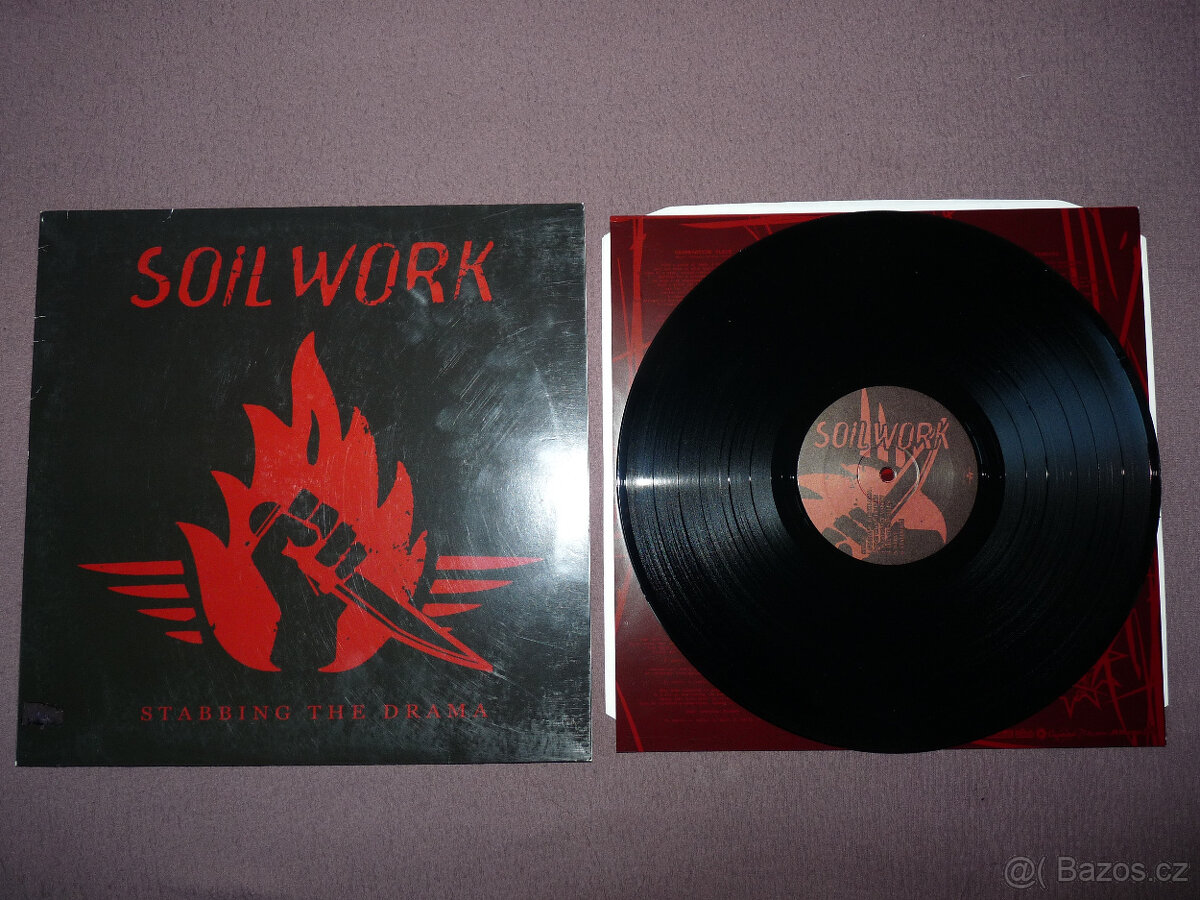 prodám LP SOILWORK-Stabbing the Drama 2005 (1st PRESS)RARITA