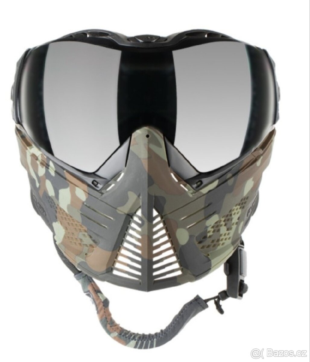 Paintballová maska Push Unite Mask - Flecktarn Camo