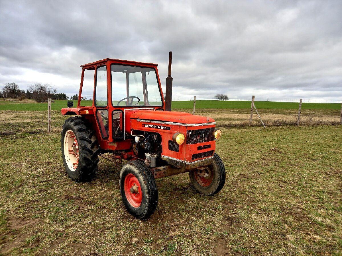 Zetor 4712, kabina, vzduch, pěkné pneu