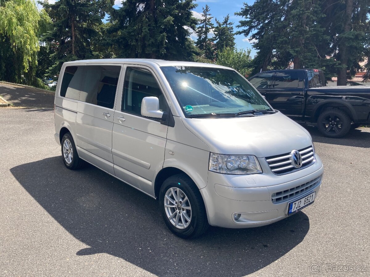 Volkswagen Multivan T5 2,5TDi 128kW 6q Šíbr Tažné