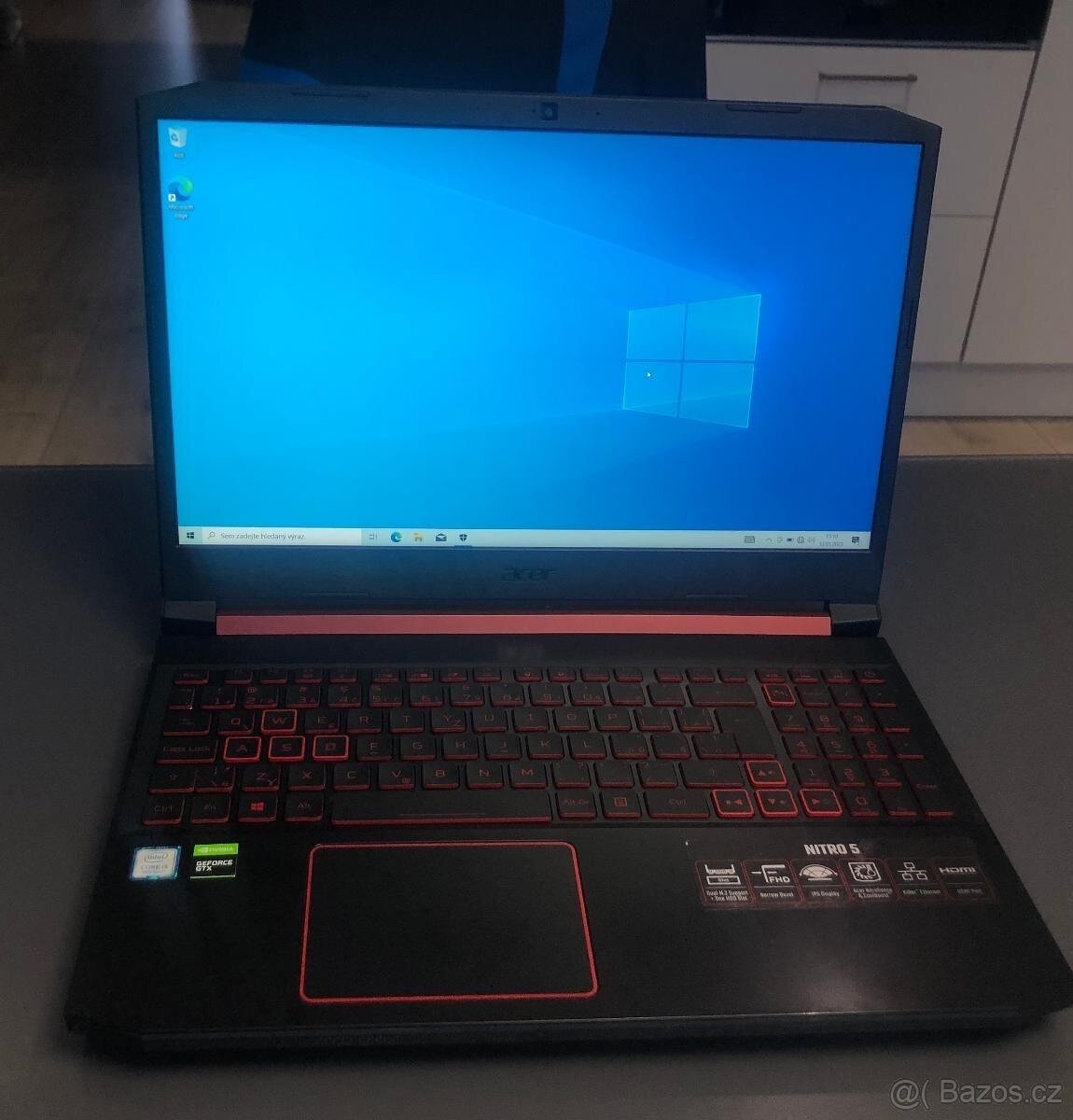 Prodám herní notebook Acer Nitro 5 – i5-9300H, GTX 1660 Ti,