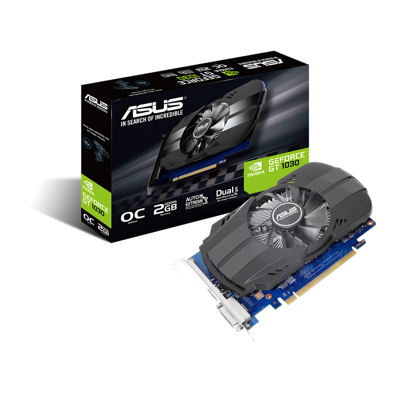 ASUS PH-GT1030-O2G GeForce GT 1030 2GB Phoenix