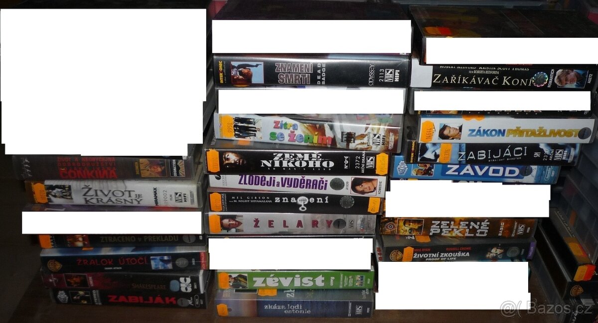 VHS - prodám videokazety,..,,