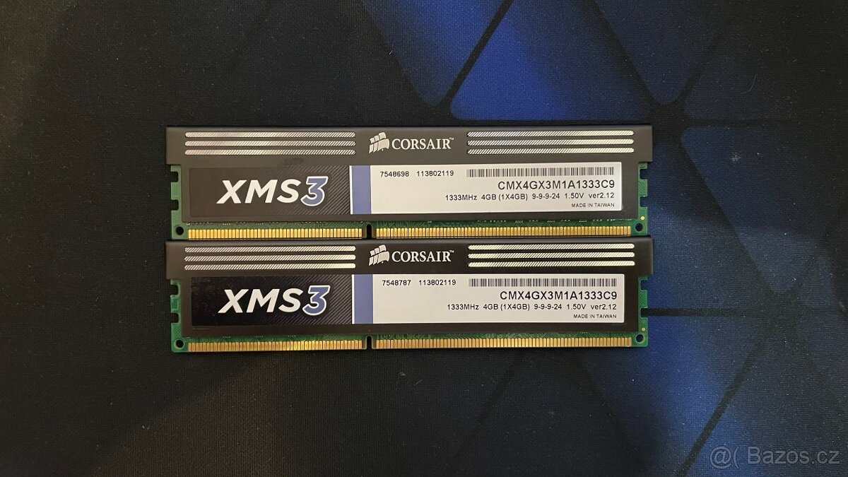 RAM DDR3 2x4GB (8GB) 1333MHz