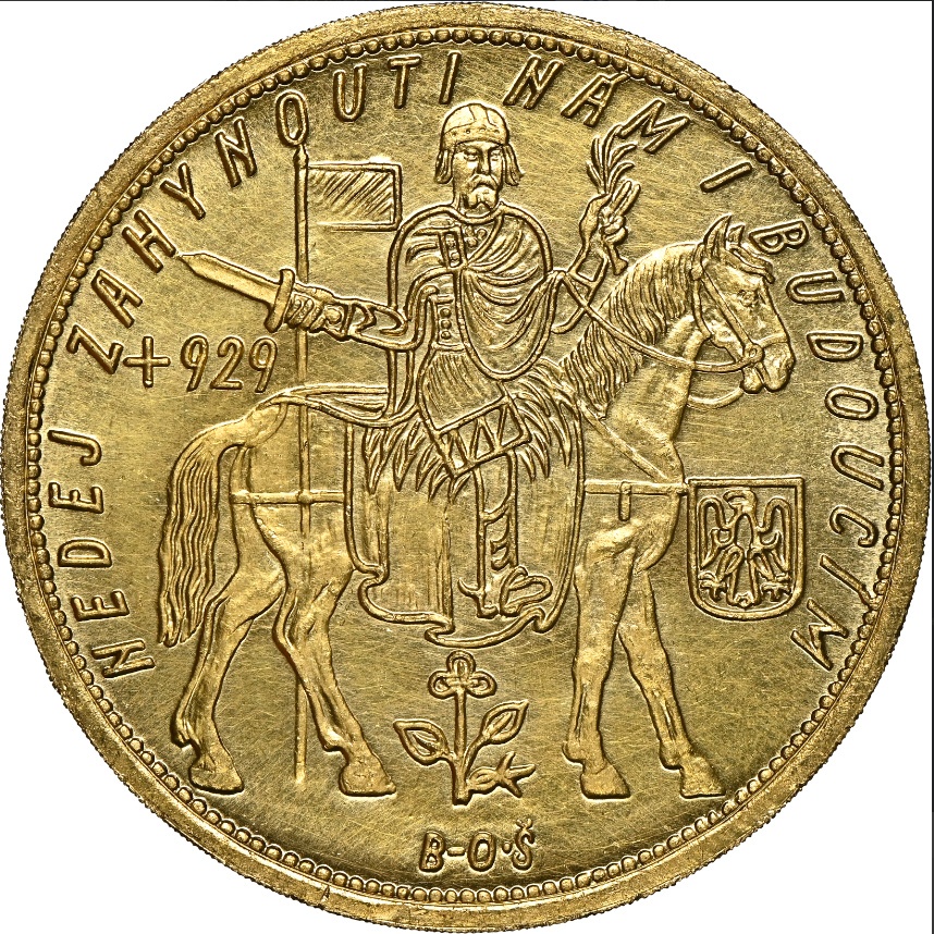 Svatováclavský 10 dukát 1933 - NGC -MS62