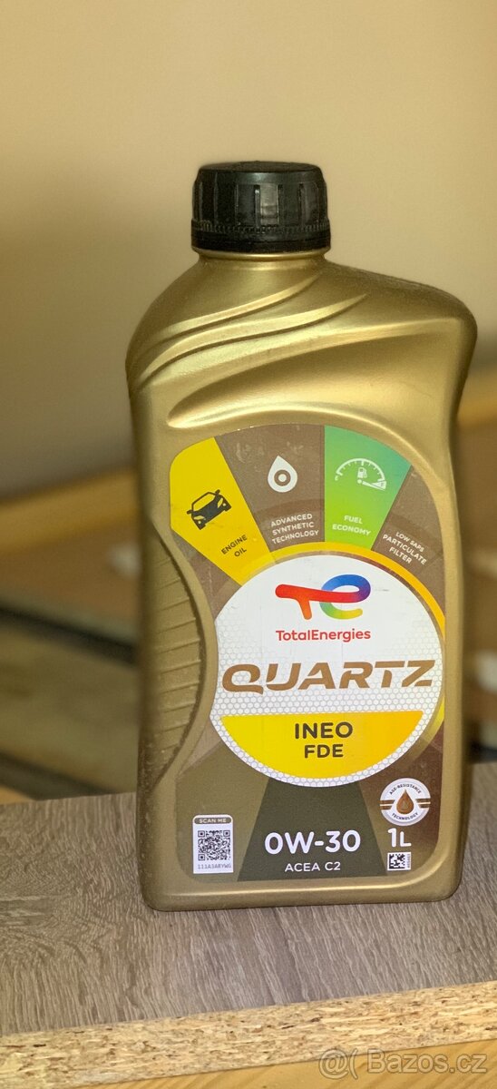 MOTOROVÝ OLEJ 0W-30 TotalEnergies Quartz Ineo fde 1l