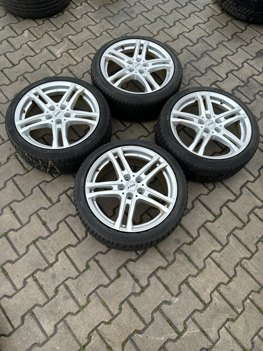 Kompletní alu Rial 5x112r18+225/40r18 zimní