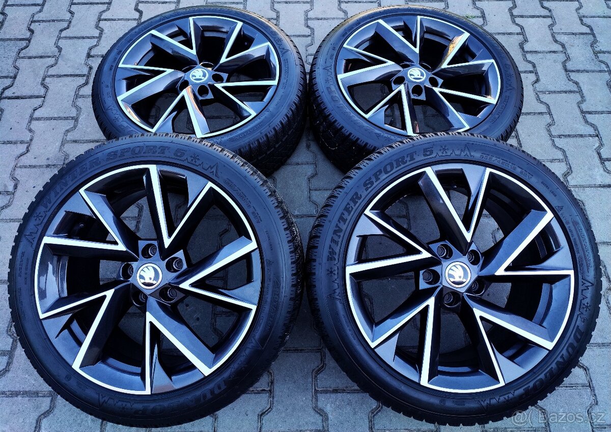 Alu kola originál Škoda Superb III 5x112 R18 Vela