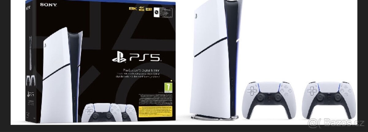 PlayStation 5 (Slim) Digital Edition + 2x DualSense