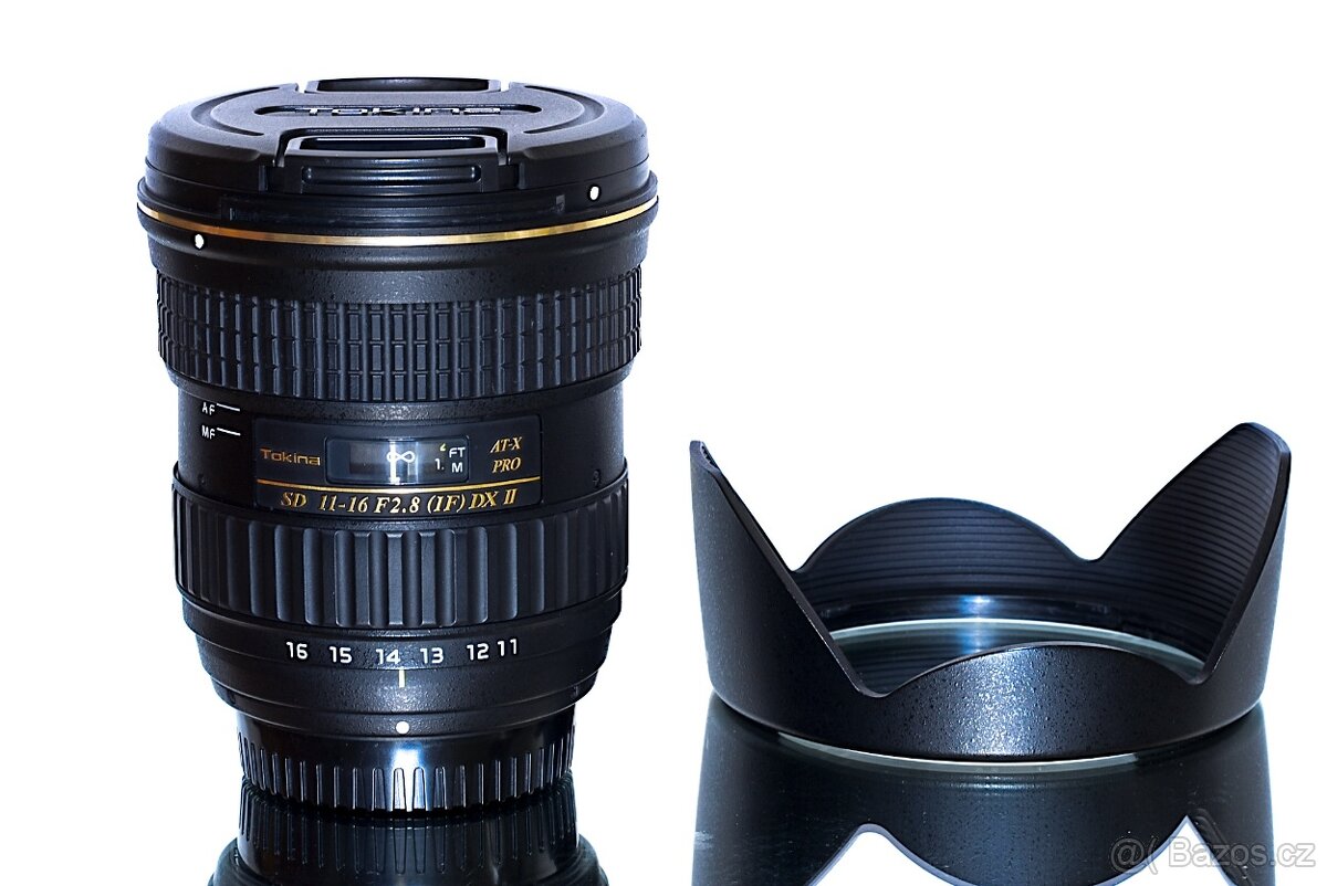 Nikon Tokina 11-16mm F2,8 IF DXII + UV filtr TOP STAV