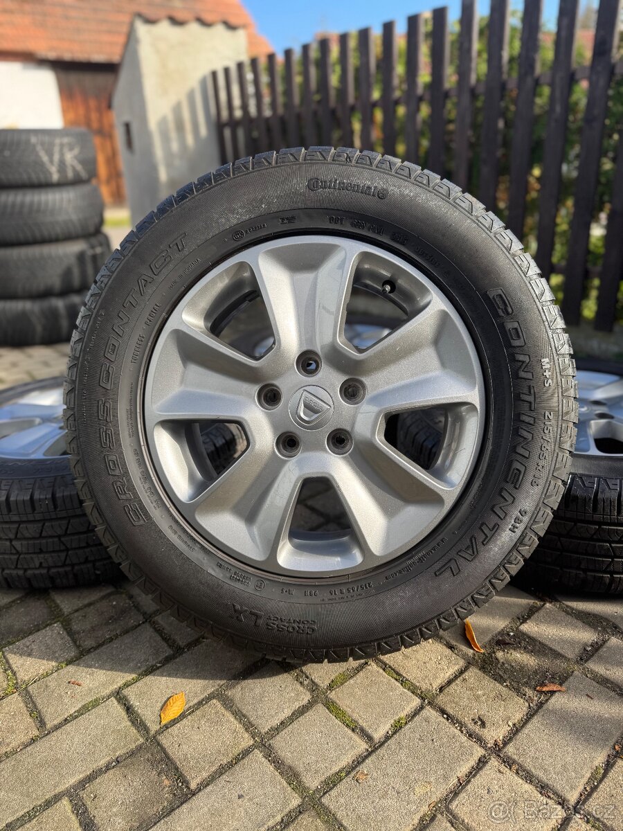 ORIGINÁL Alu Dacia Duster R16, 5x114.3 - TOP STAV