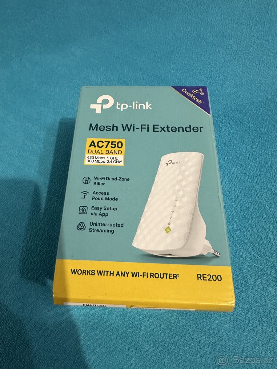 Tp-link mesh Wi-Fi Extender RE200 AC750