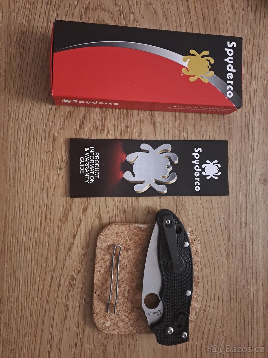 Spyderco Manix2 Black Lightweight