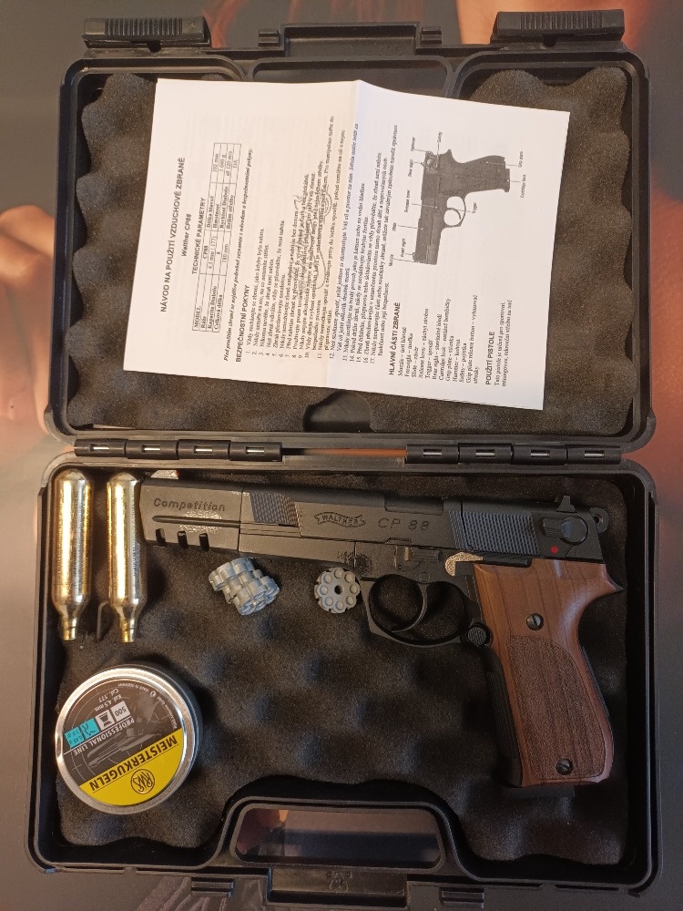 CO2 vzduchová pistole Walther P88 4,5mm