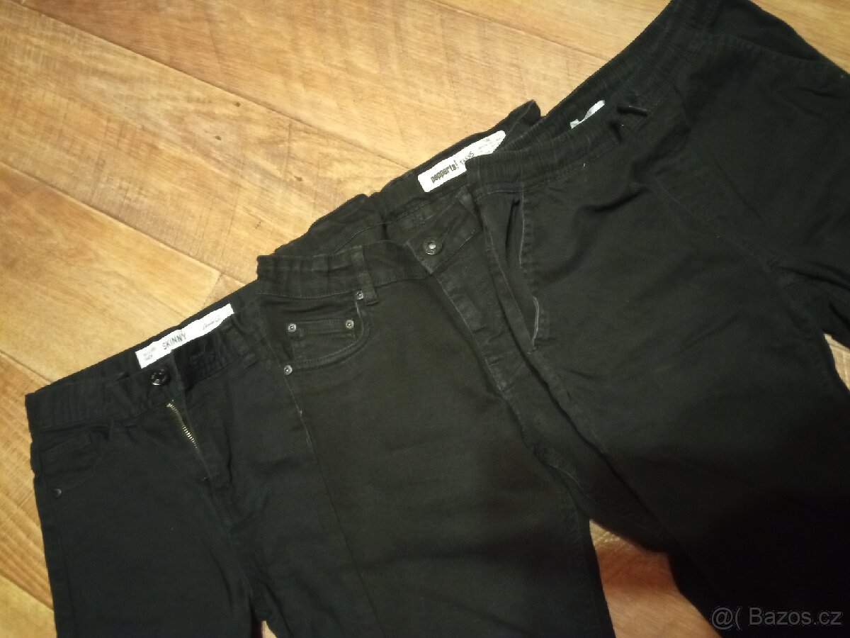 Chlapecké kalhoty černé