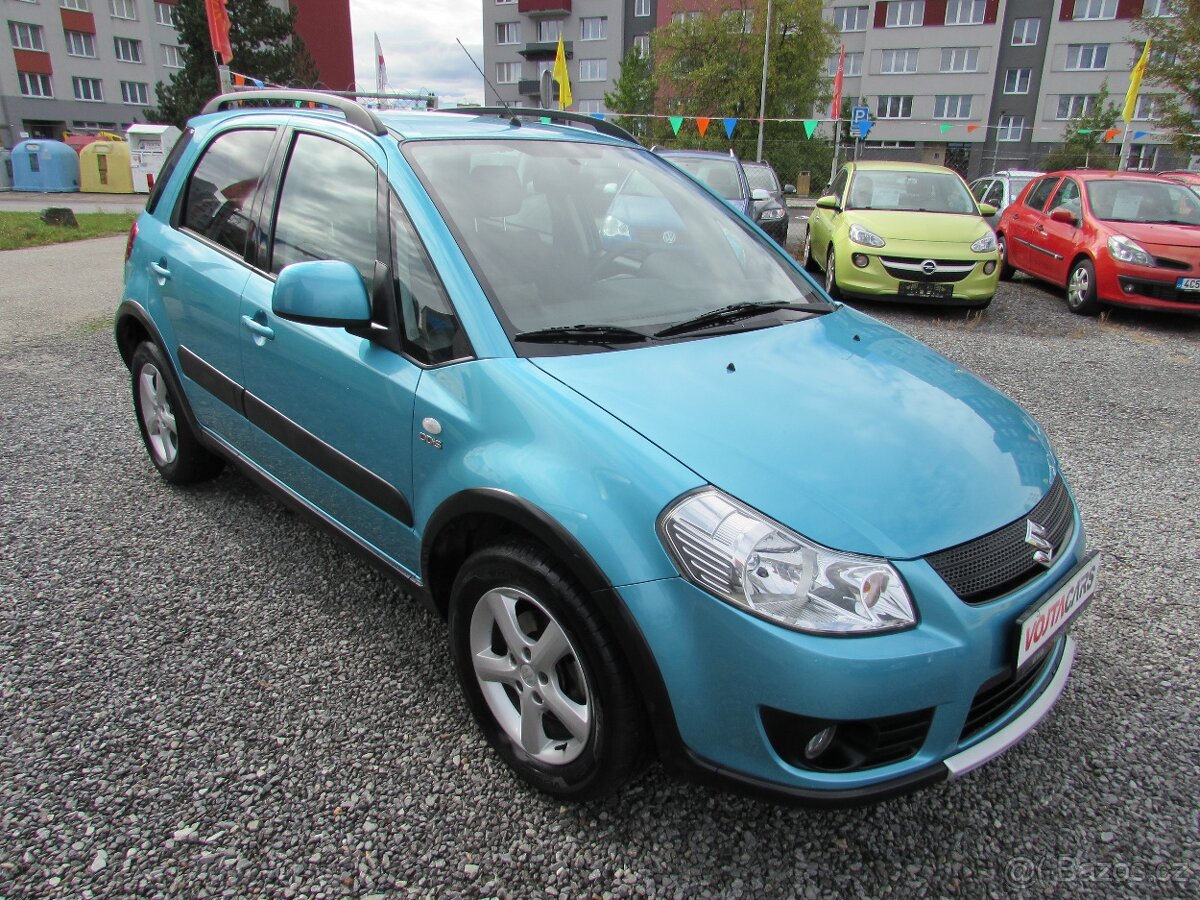 Suzuki SX4 1.9 DDiS 88kW 4x4, serviska, nová STK, 1.majitel