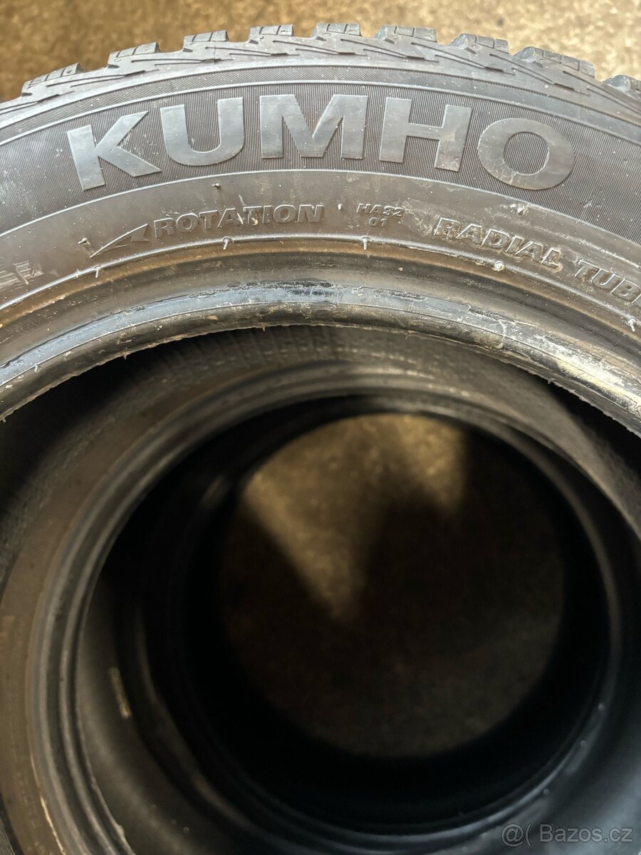 185/55 R15 Kumho, celoroční sada pneumatik, 1ks-750,-Kč