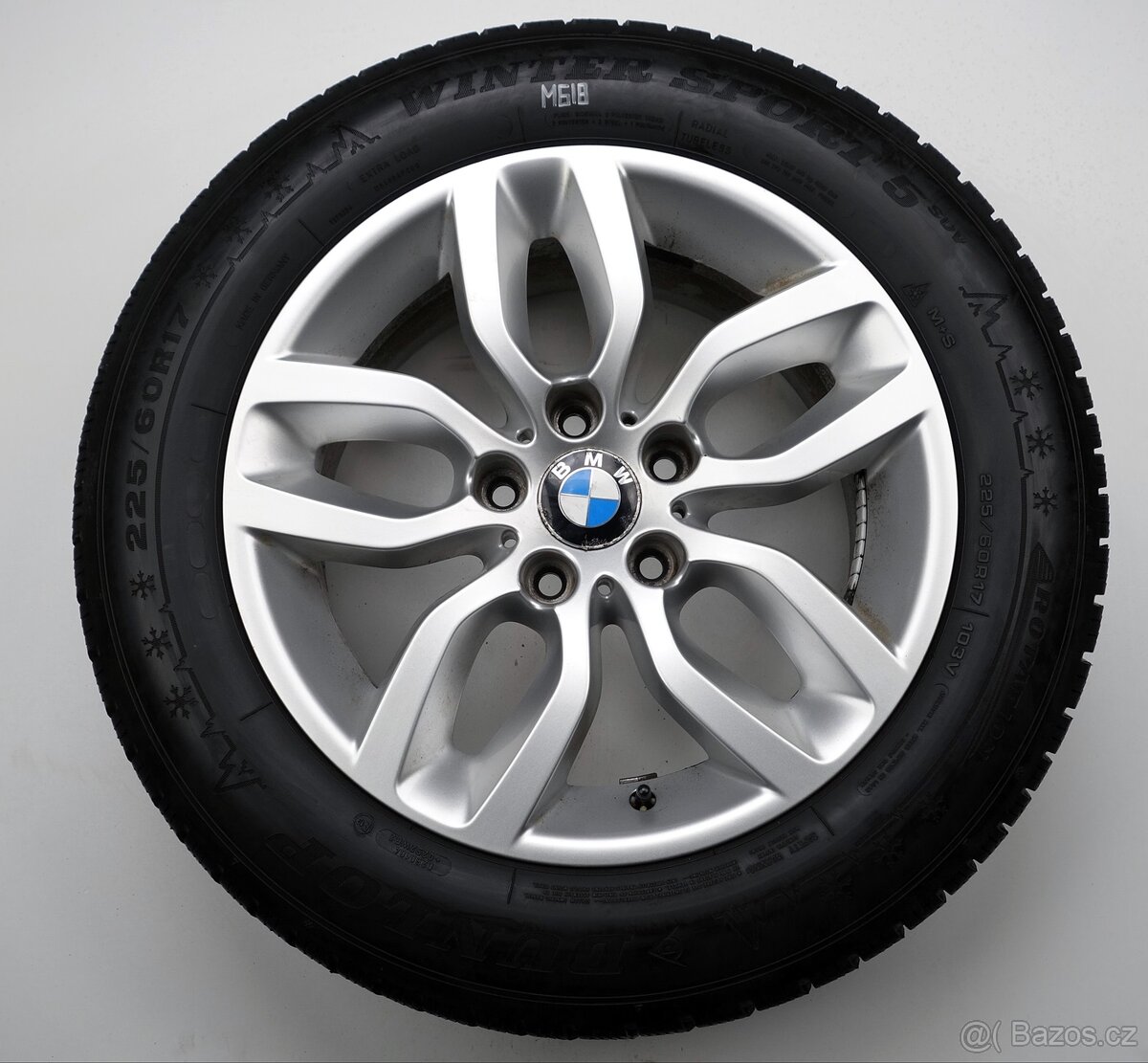 BMW X3 X4 F25 F26 - Originání 17" alu kola - Zimní pneu