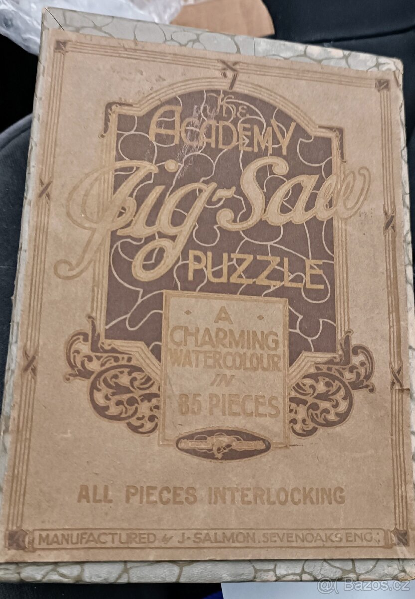 Jig-Saw puzzle 85 dílků vintage