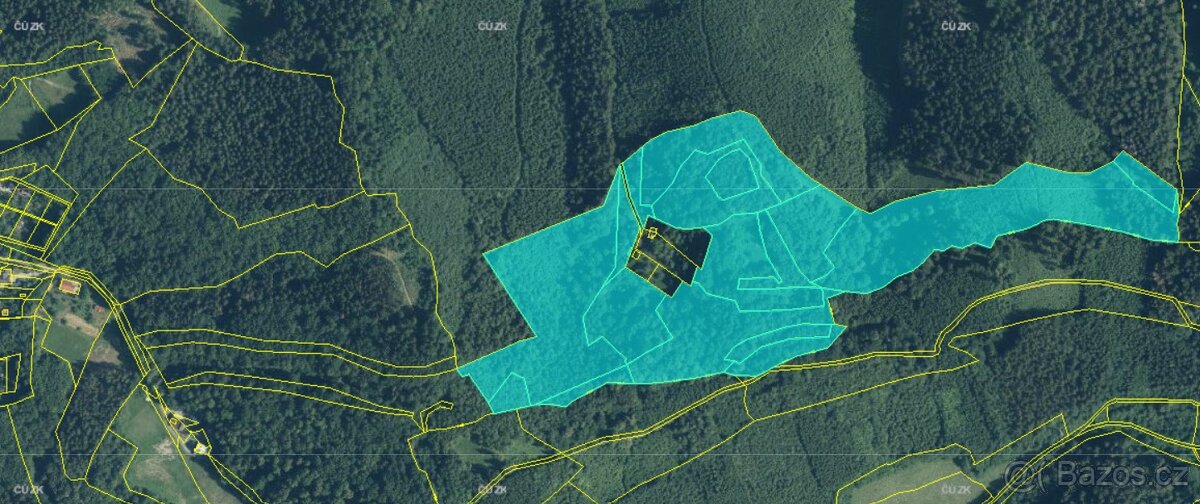 Prodej podílu 14/18 lesa, 80 853,88 m2 - Vsetín, ev.č. 00105