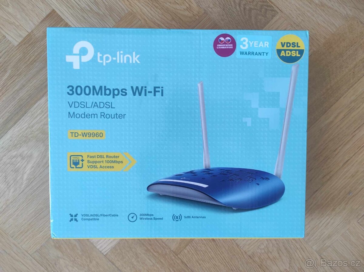 Router TP-link TD-W9960 (TD-W9960) modrý