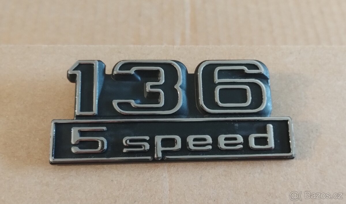 Nápis znak Rapid 136 5 Speed nepoužitý originál