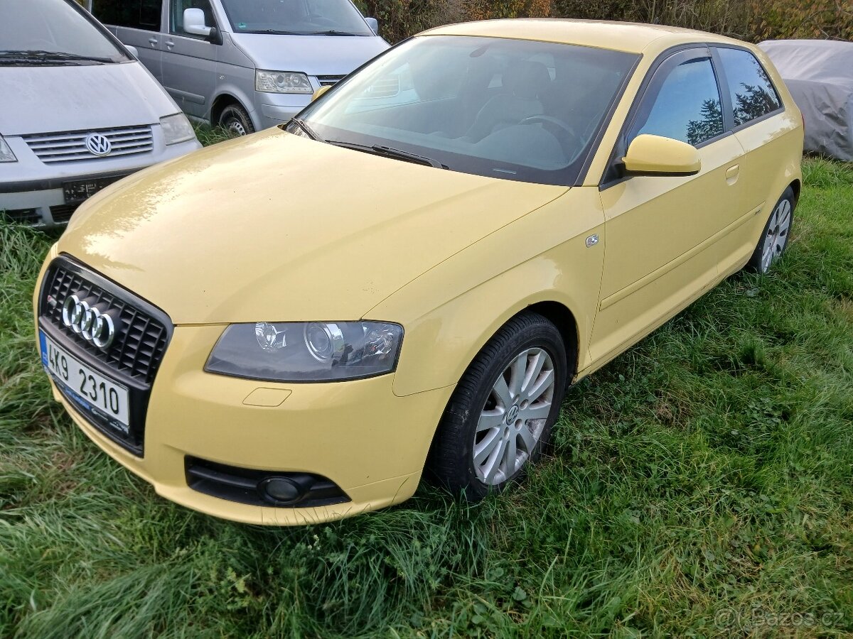 Audi A3 S-line 2007 2.0tdi 125kw DSG lehce poškozené ZAMLUVE