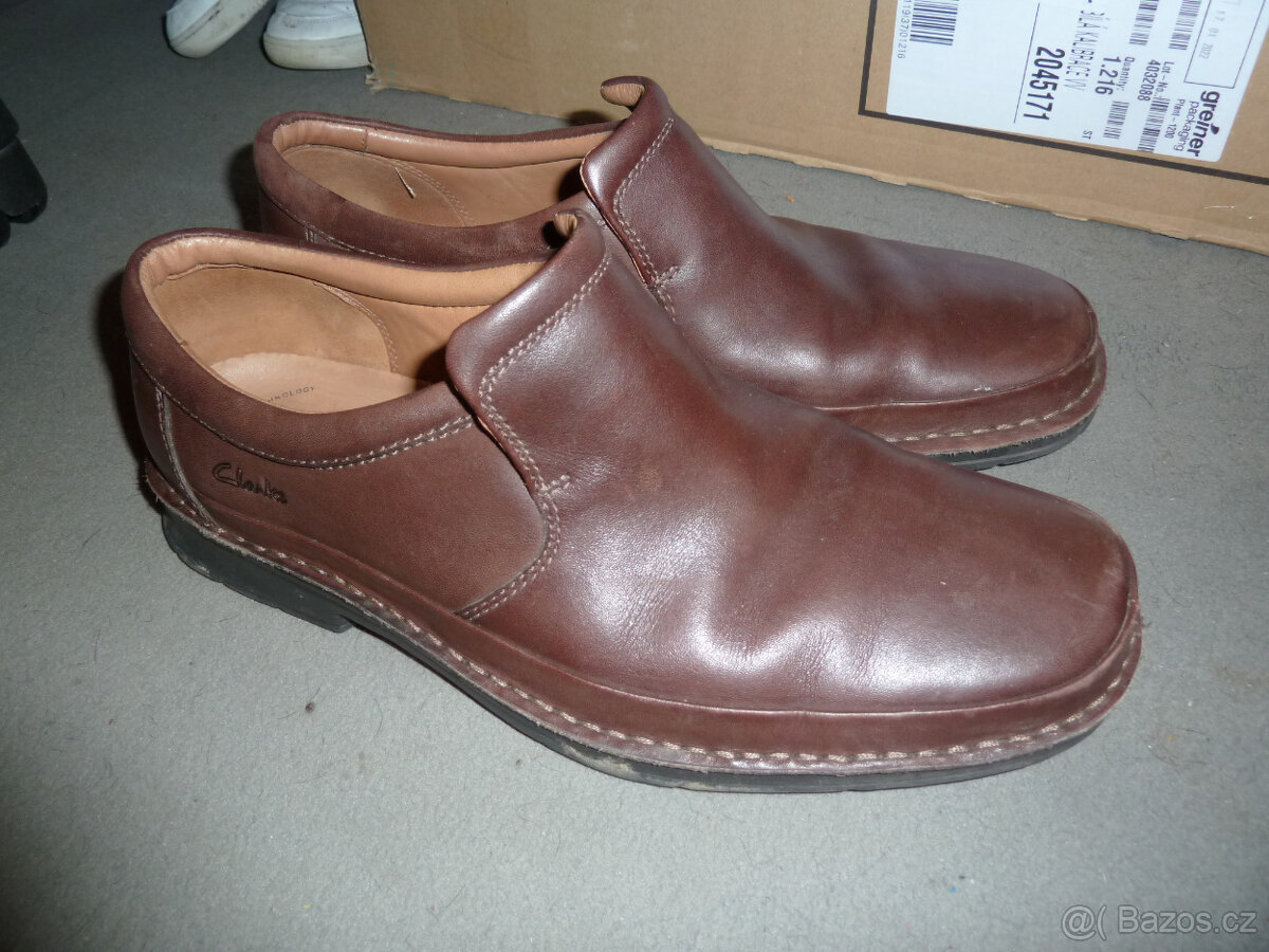 Pánské kožené boty Clarks,active air,nové