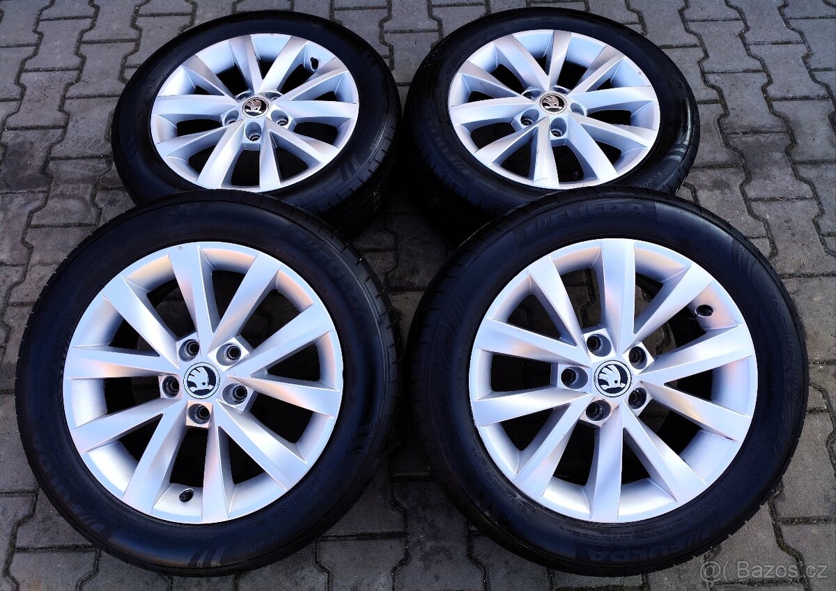 Alu kola originál Škoda Octavia III 5x112 R16 Alcatras