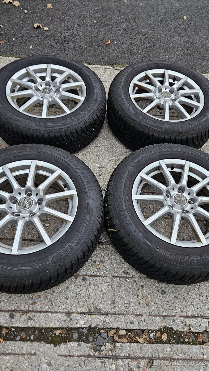 alu kola 5x114,3x16 se zimní pneu 215/65R16