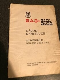 Návod k obsluze automobilů BA3 2101, 2102