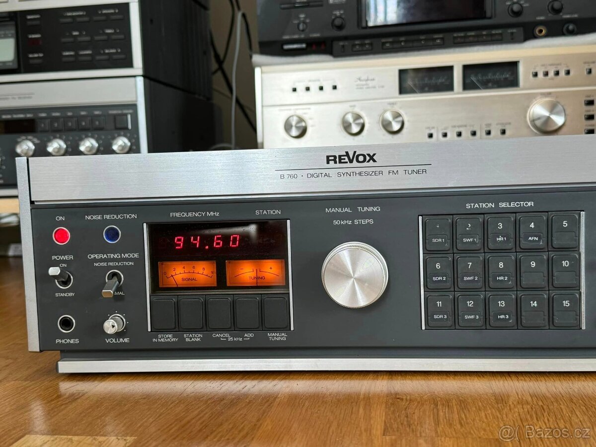 Revox B-760 digital synthesizer fm tuner