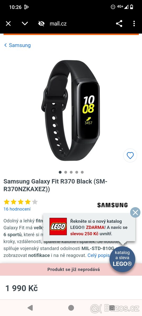 Hodinky Samsung Galaxy fit