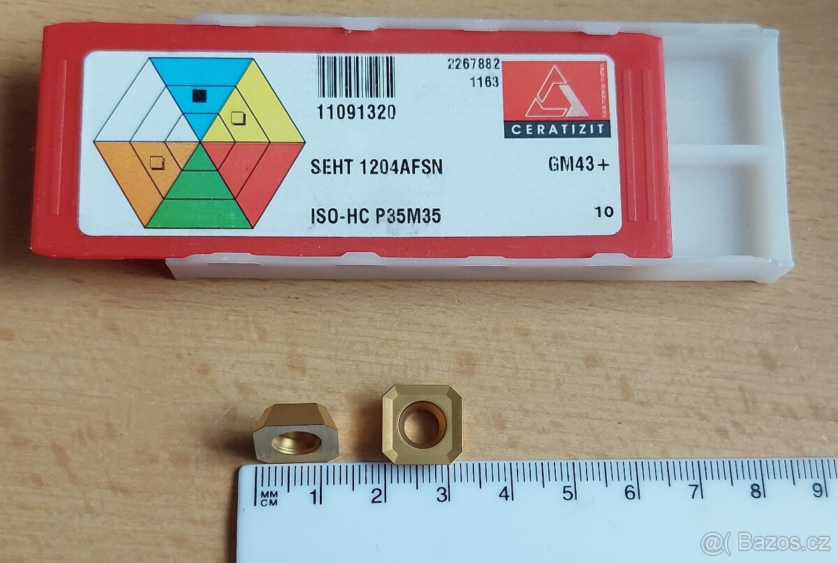 Břitové destičky Ceratizit - SEHT 1204AFSN GM43+