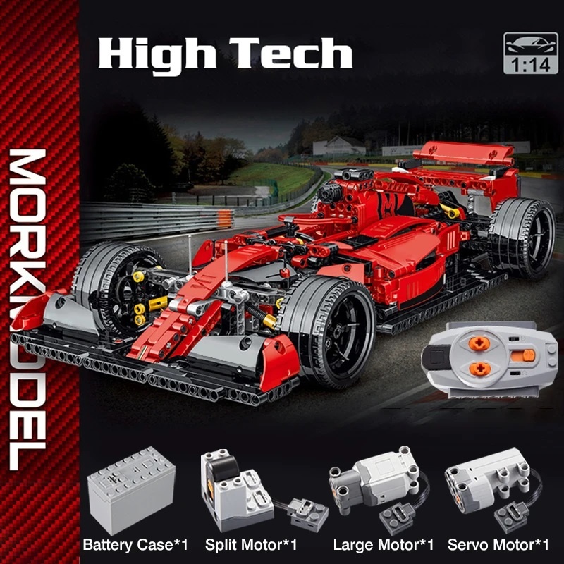 Stavebnice závodní auto F1 RC kompatibilní s LEGO
