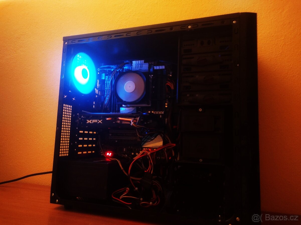 Herní PC AMD 6 jader a 8 GB grafika, SSD, HDD