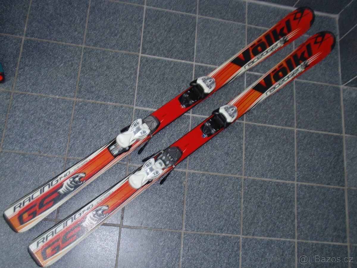 SUPER LYŽE CARVY VÖLKL RACETIGER GS 140 CM