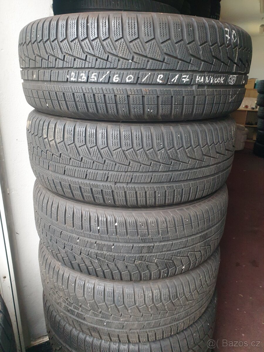 235/60 R17, Zimní, 5,5mm, HANKOOK