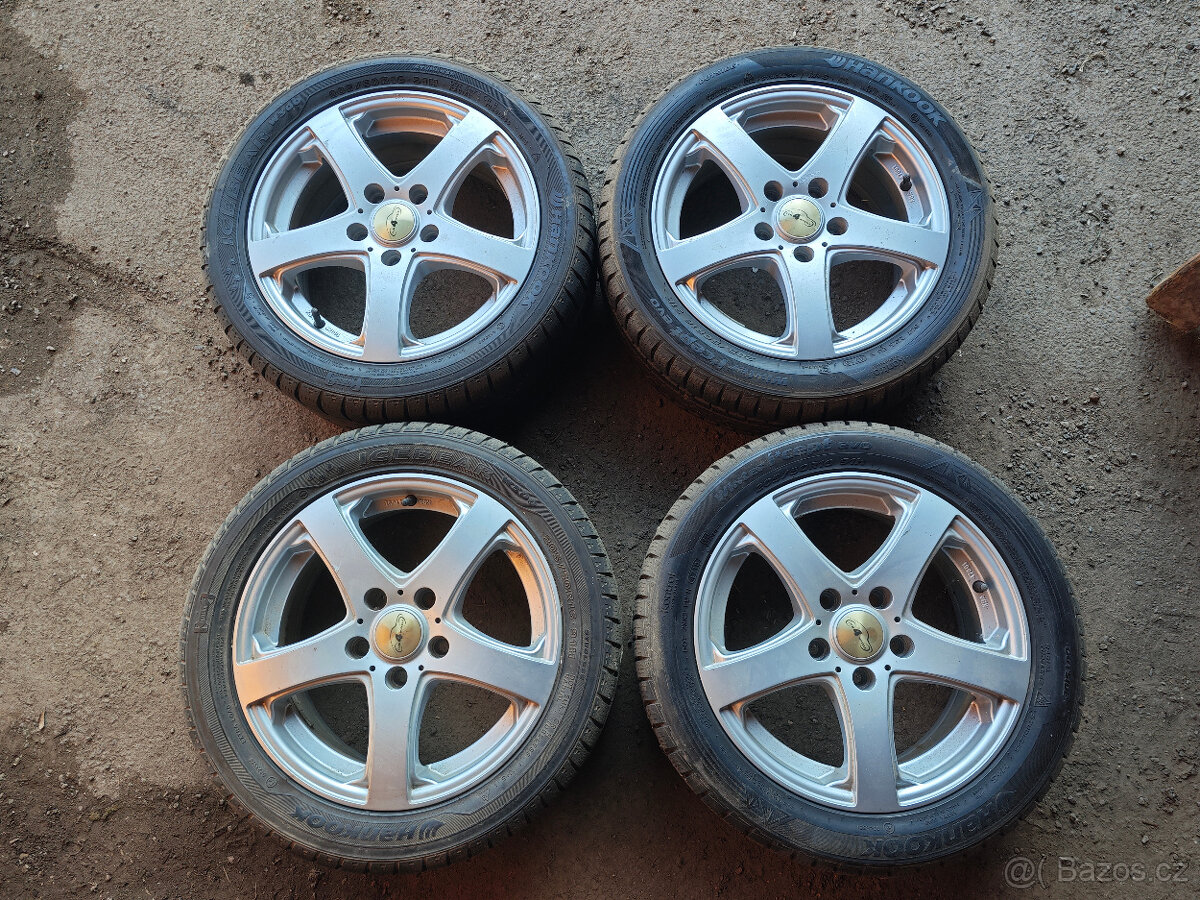 Prodám sadu disků 6,5Jx16H2 ET50 + zimní pneu 205/50/R16