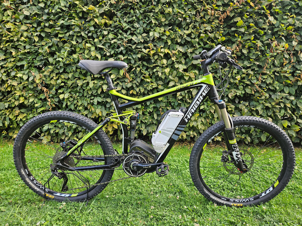 26" celoodpružené ELEKTROKOLO HAIBIKE + BOSCH, rám 21", FOX