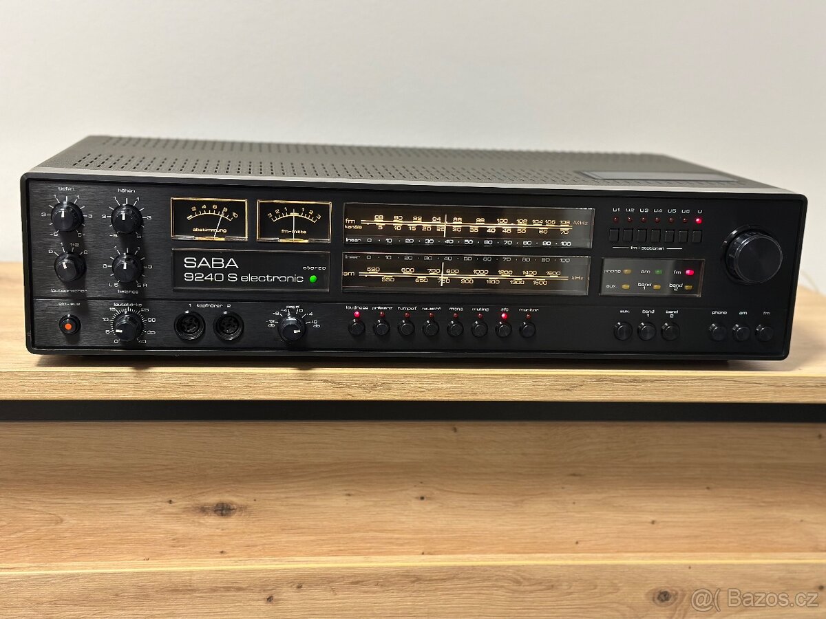 SABA 9240 S ŠPIČKOVÝ VINTAGE STEREO RECEIVER 