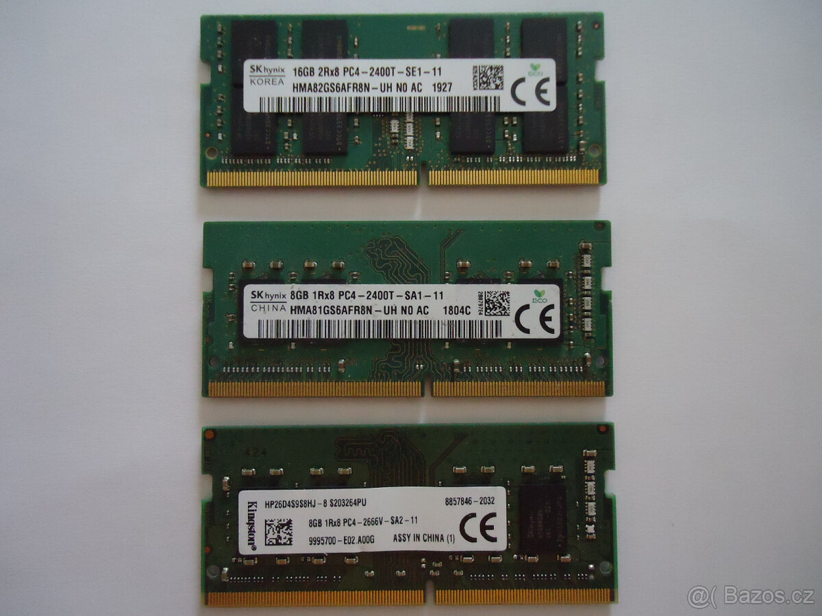 16GB DDR4 a 8GB DDR4